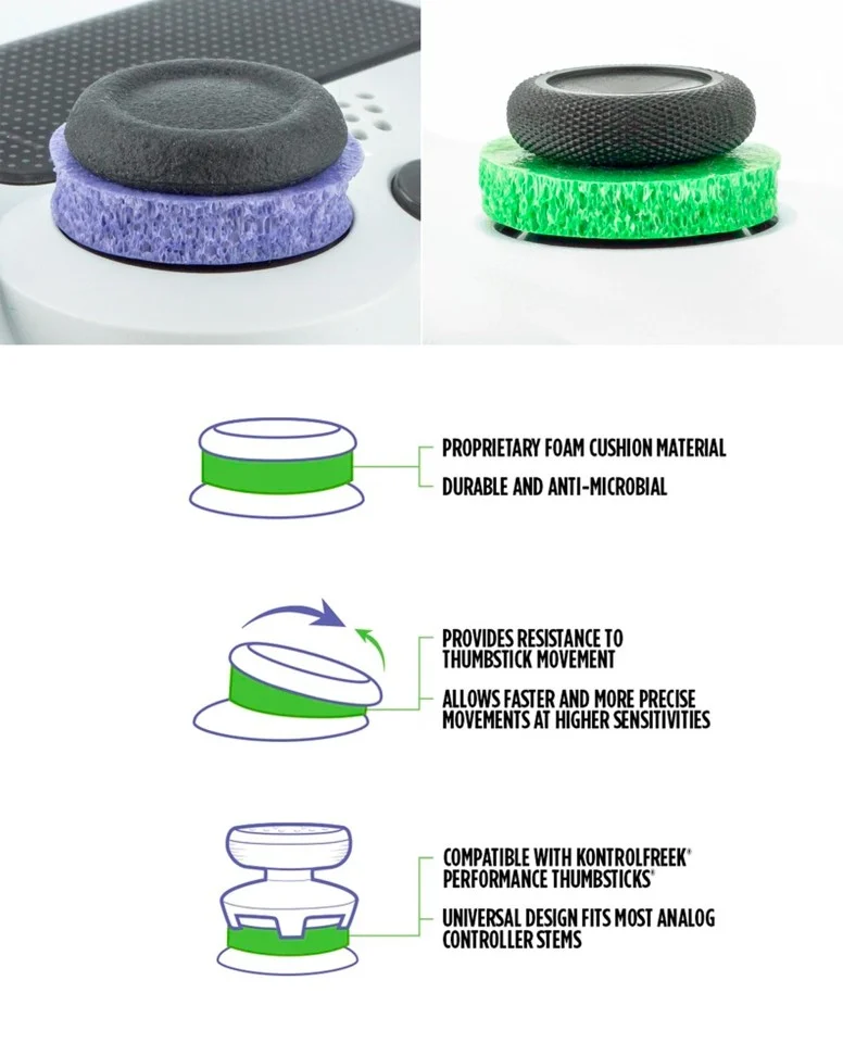 KontrolFreek– Präzisionsringe. gemischt. 6er-Pack