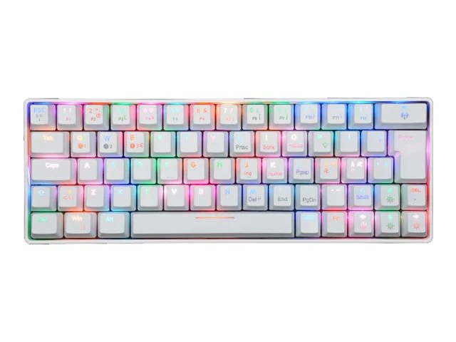 Fourze GK60 Gaming Keyboard. 60% Hvid
