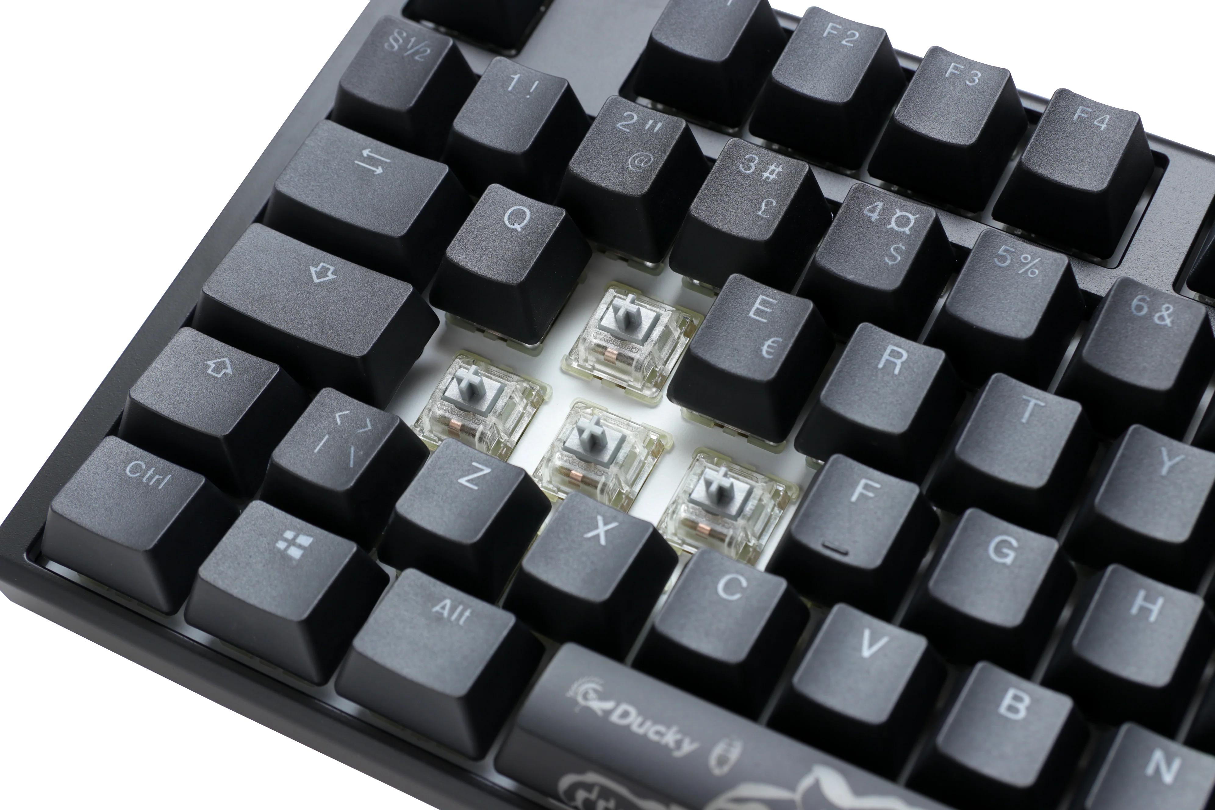 Ducky One 3– Klassisch Schwarz/Weiß Nordic– Fullsize– Kirschblau