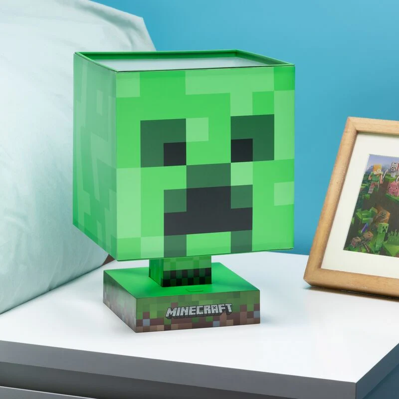 Minecraft Creeper Icon-Lampe
