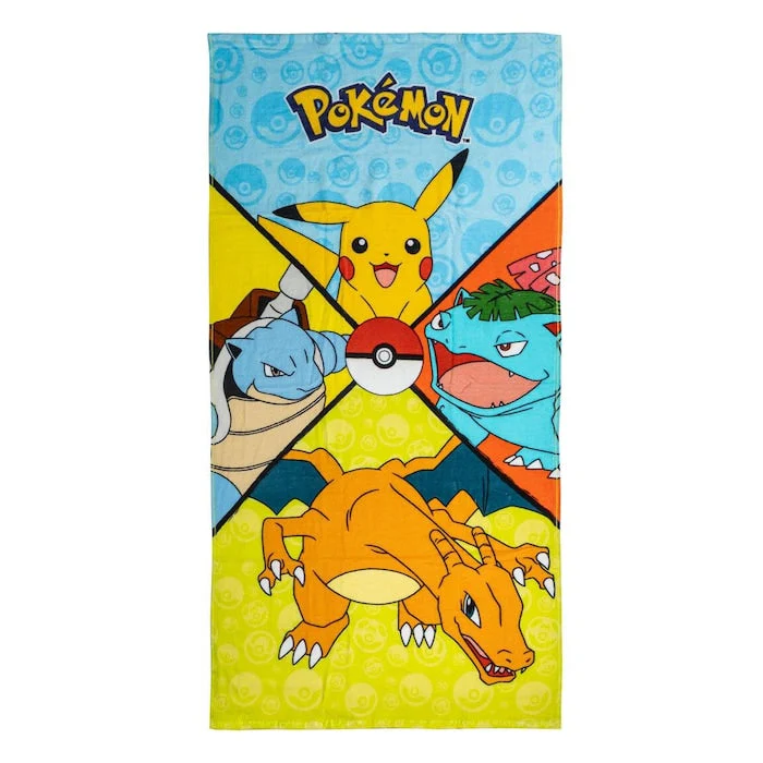 Håndklæde- 70 x 140 cm - Pokémon (POK719)
