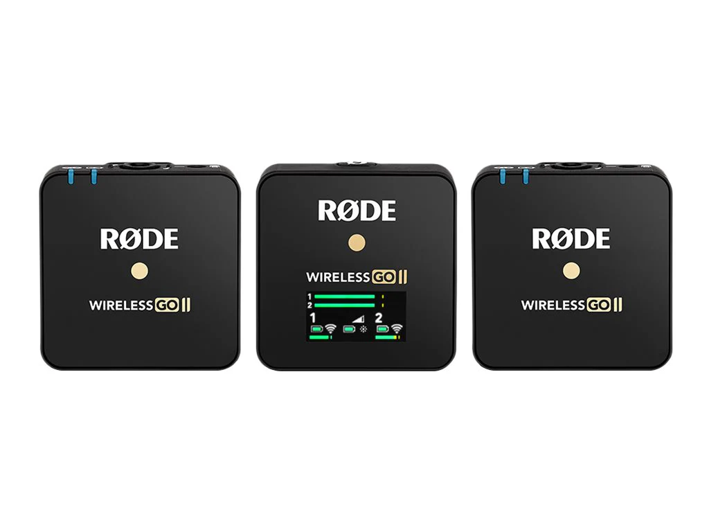 R脴DE Wireless GO II Kabelloses Mikrofonsystem. kabellos. omnidirektional. Schwarz