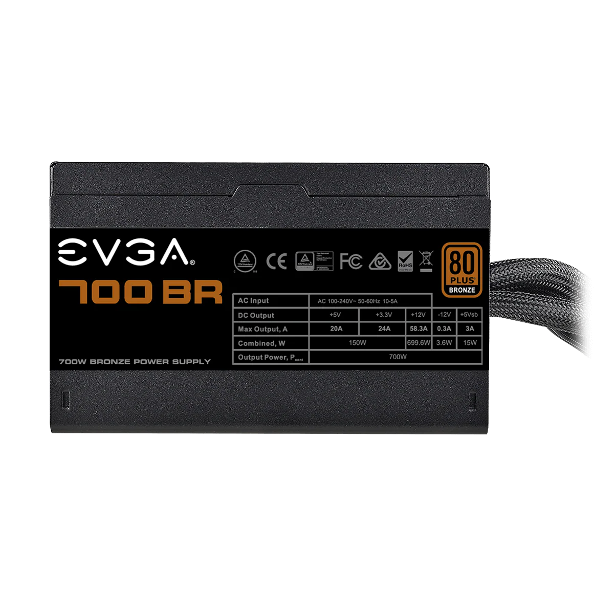 EVGA Netzteil BR 700W 80+ Bronze