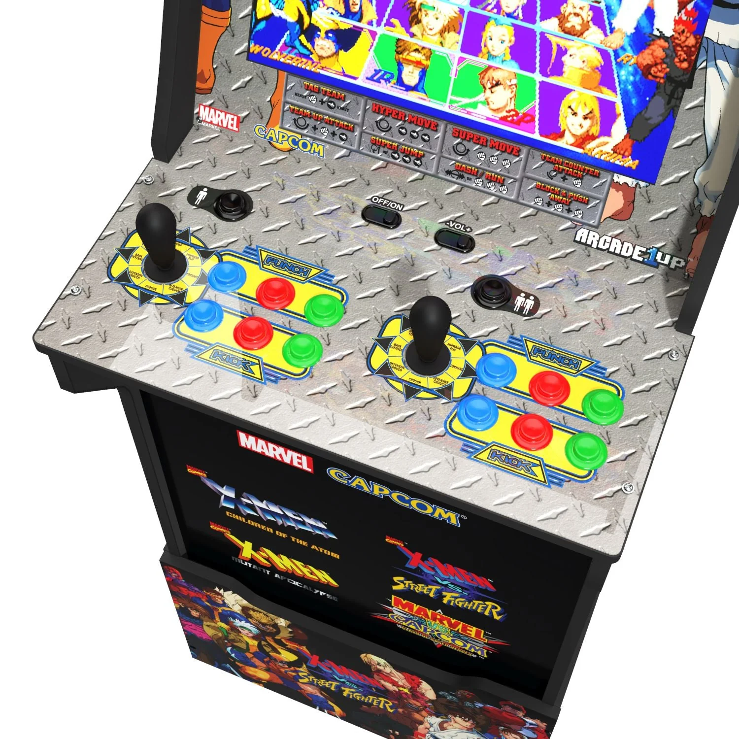 ARCADE 1 UP X-MEN VS STREET FIGHTER ARCADE MACHINE
