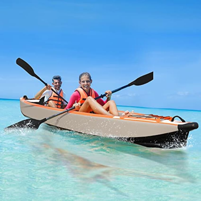 Bonnlo Inflatable Kayak Foldable Kayak for Adults Blow Up Ka