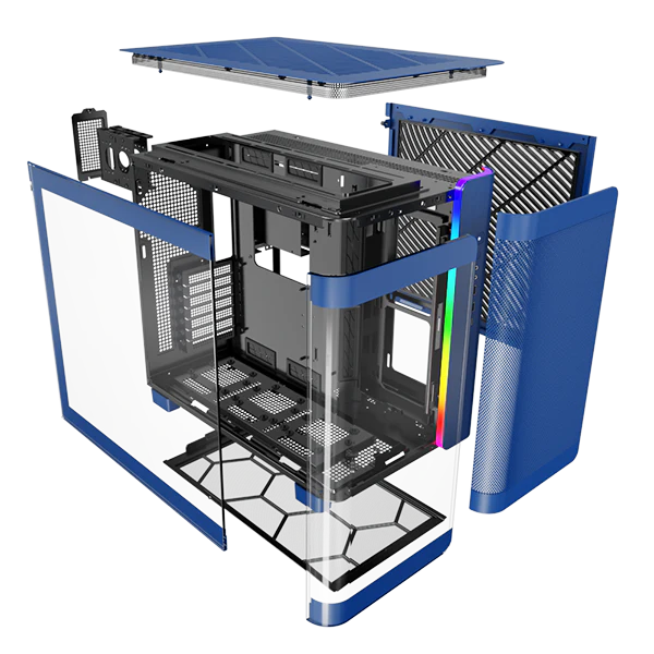 Montech King 95 Blå -  curved glas