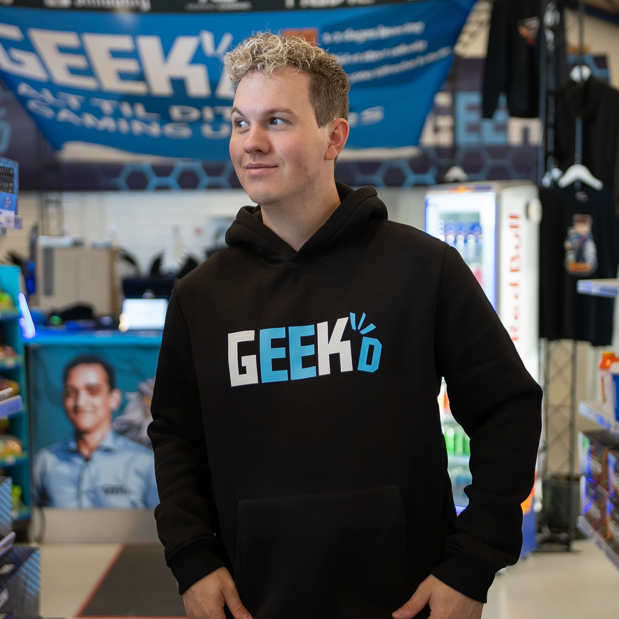 Geekiger Kapuzenpullover