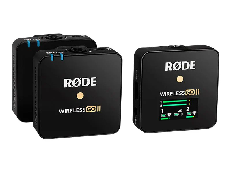 R脴DE Wireless GO II Kabelloses Mikrofonsystem. kabellos. omnidirektional. Schwarz