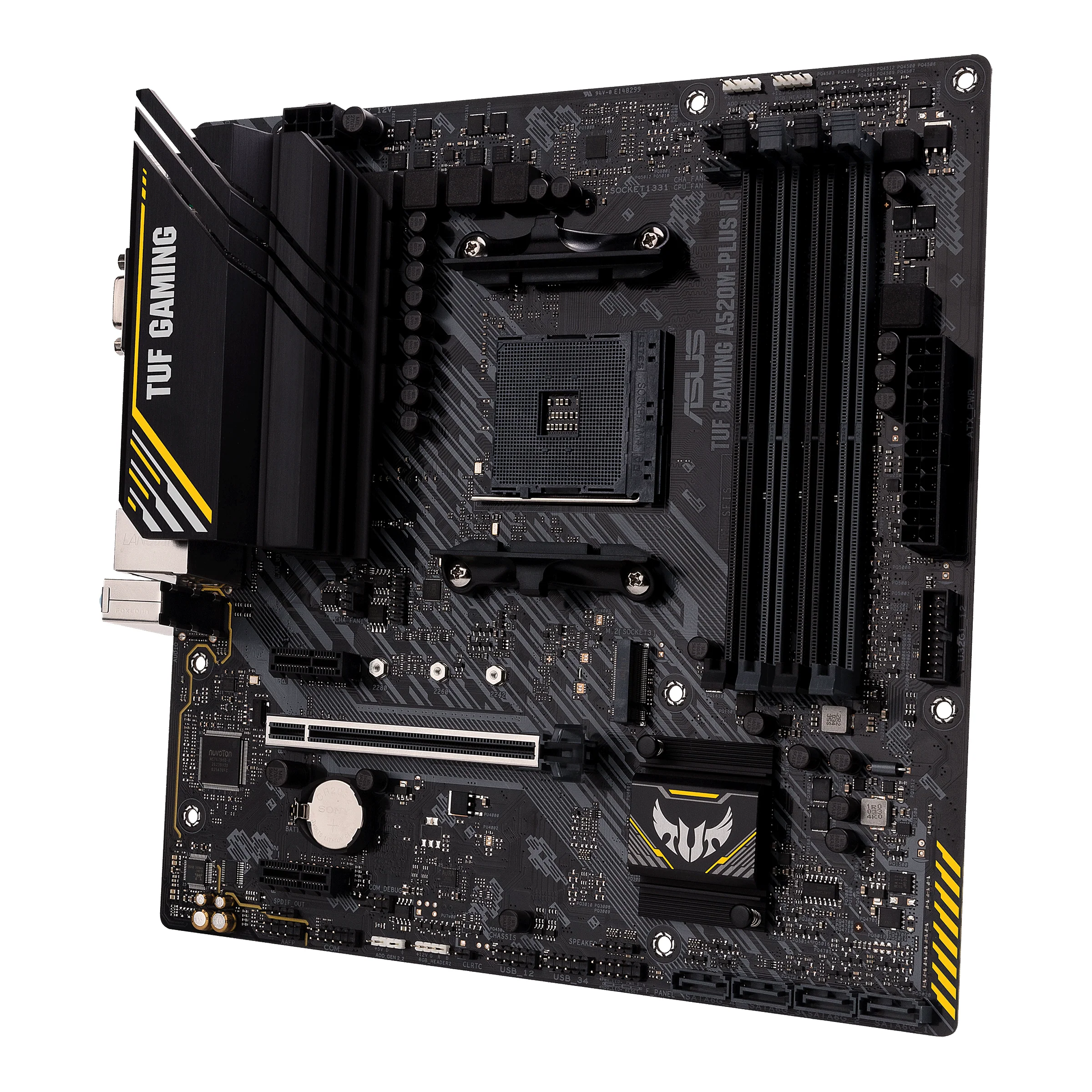 ASUS TUF GAMING A520M-PLUS II (mATX. A520. AM4)