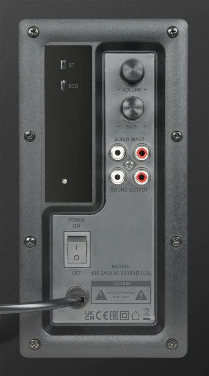 SpeedLink GRAVITY 2.1 Subwoofer System. black