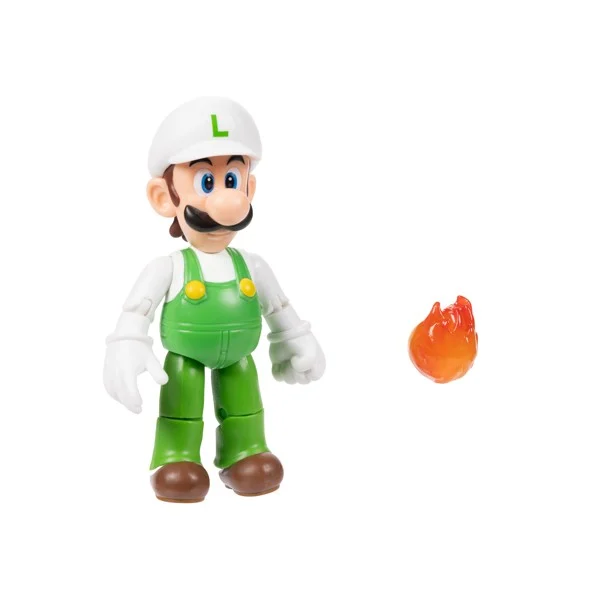 Nintendo Super Mario - 4 Figure -  Fire Luigi (424484)