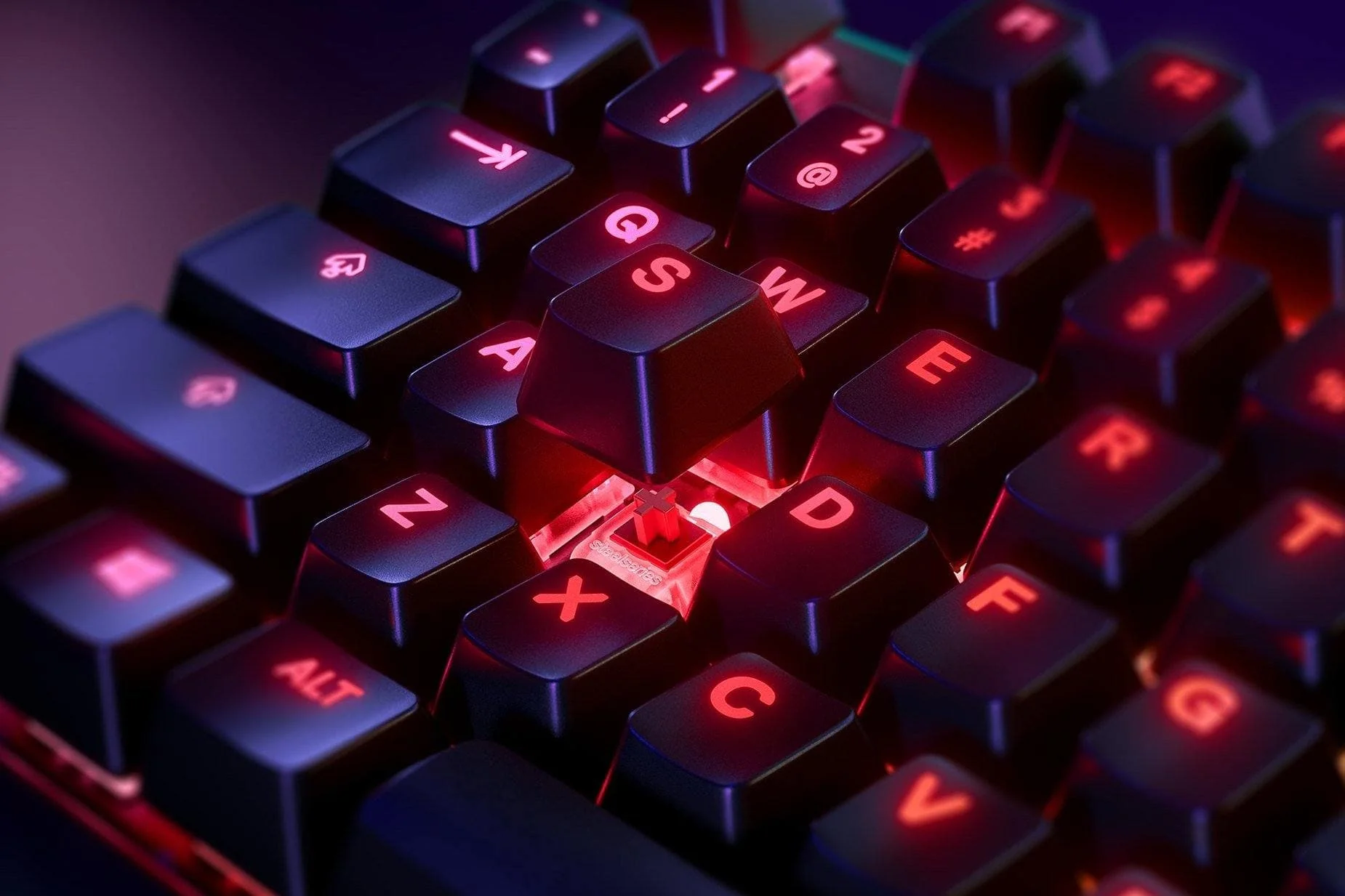 SteelSeries– Apex 7 Red Switch Gaming-Tastatur– Red Switch– nordisches Layout