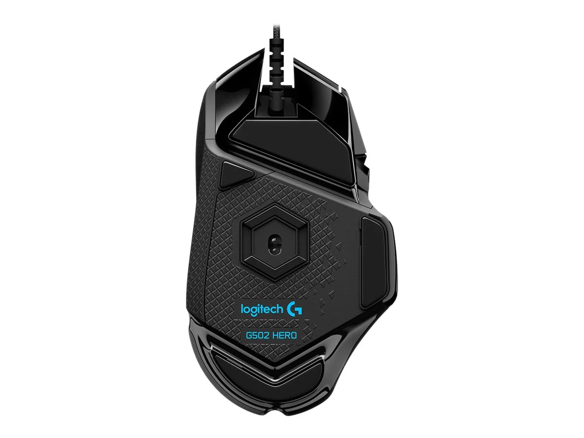 Logitech Gaming Mouse G502 (Hero) Optisches Kabel Schwarz