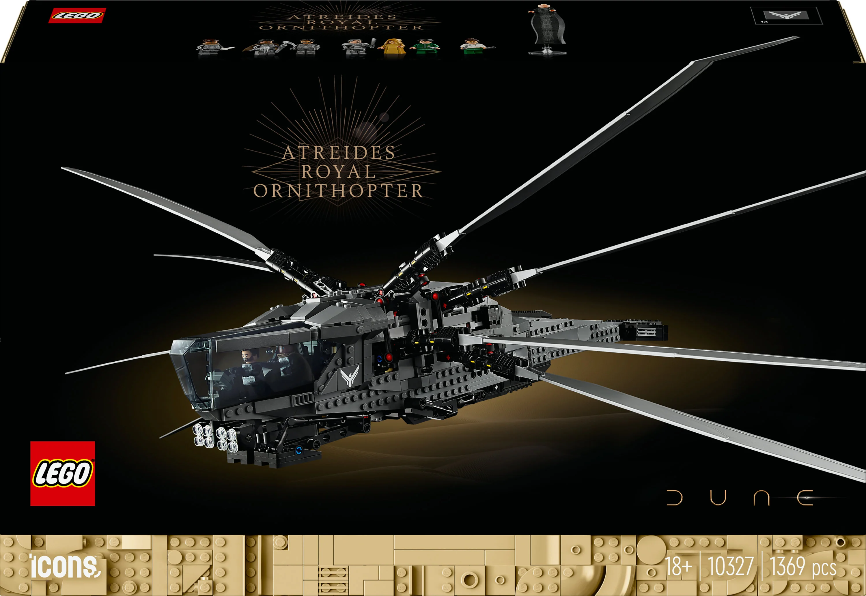 LEGO 10327 Icons Dune Atreides Royal Ornithopter