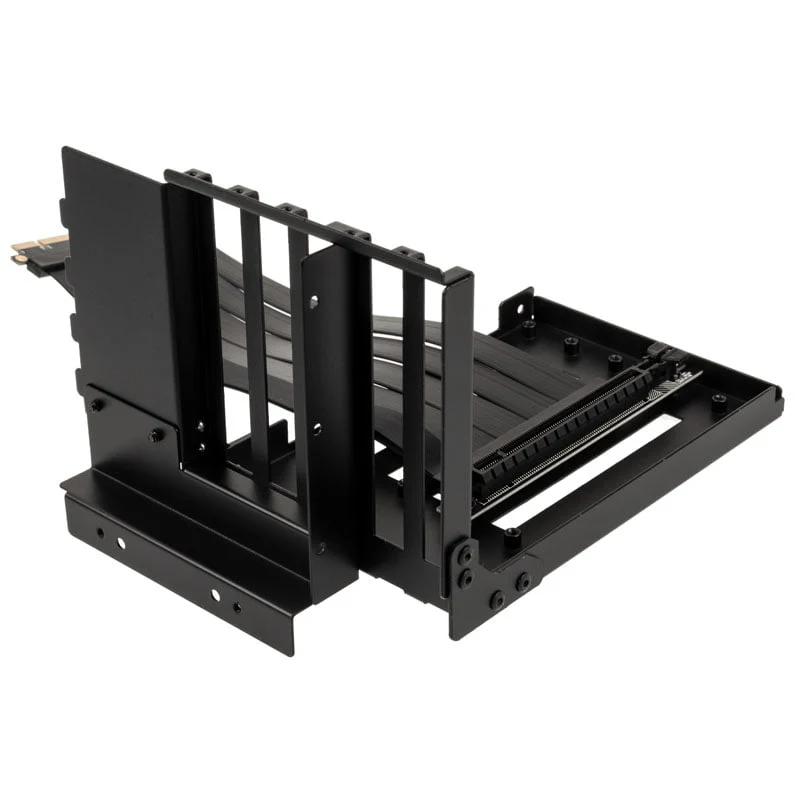 O11DXL-1X-4 Riser-Karte + PCI-Steckplatzabdeckung– PCIe 4.0– Schwarz