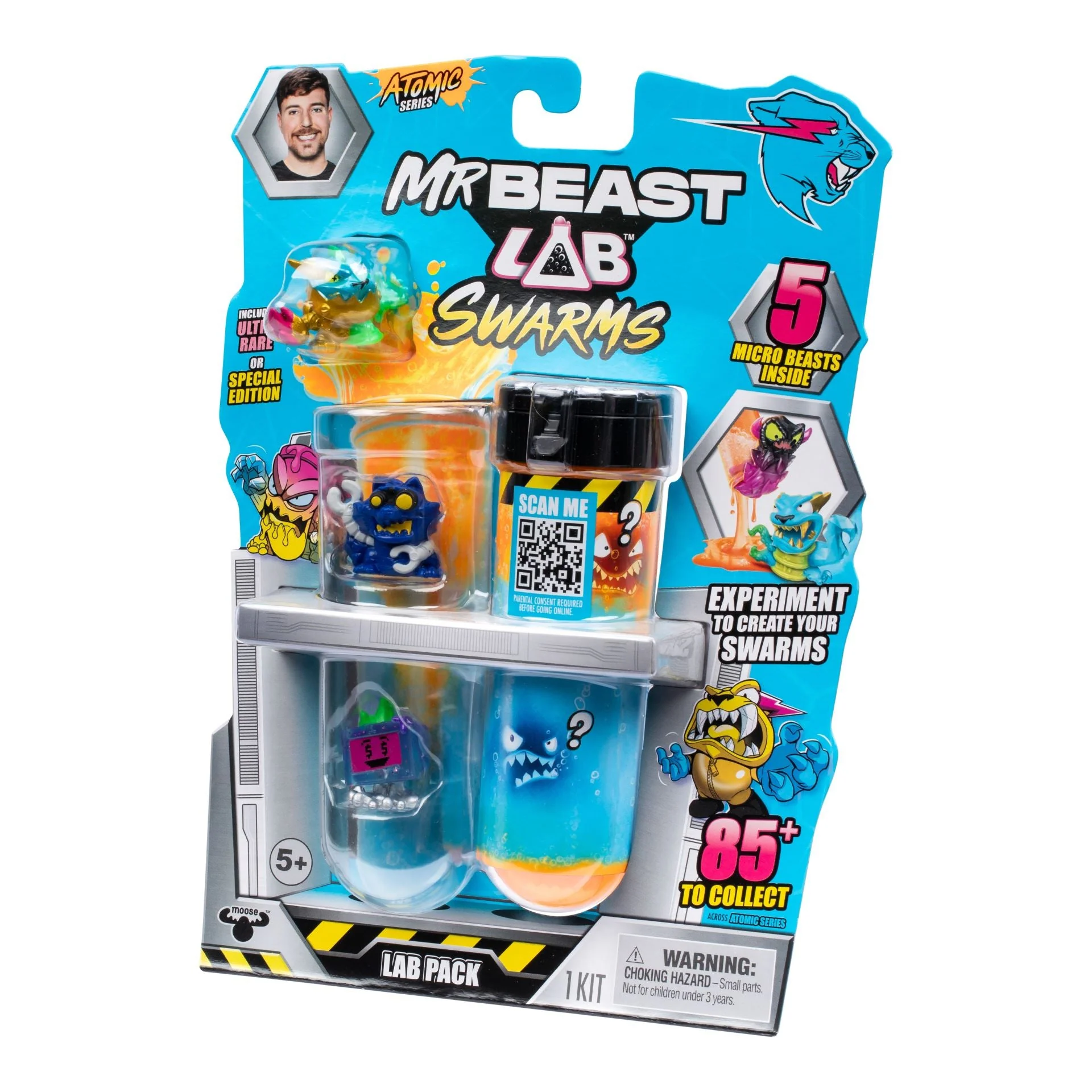 Mr. Beast Lab Swarms figurer 5 stk. Serie 2
