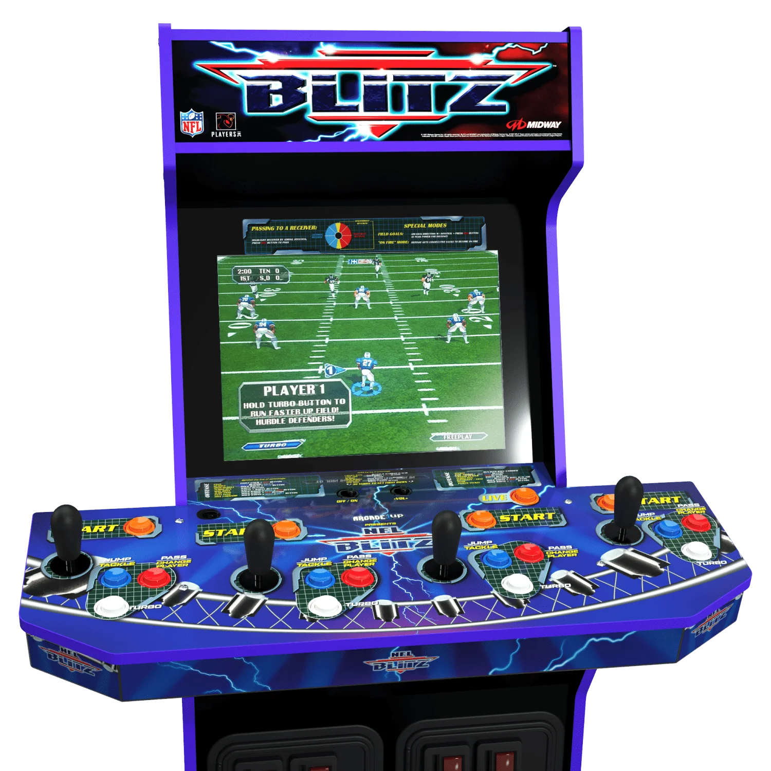 ARCADE 1 UP NFL BLITZ ARCADE MACHINE