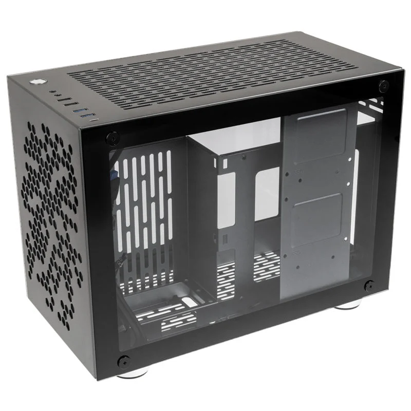 Kolink Rocket Heavy Aluminium Mini-ITX-Gehäuse– Gunmetal Grey