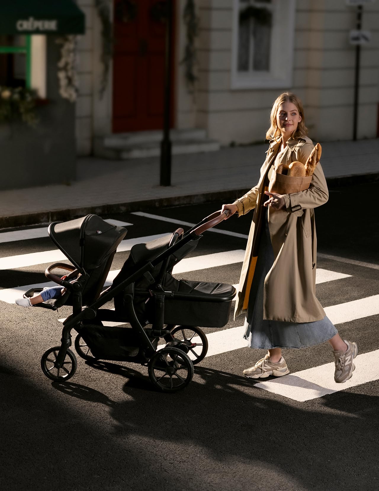 Momcozy ChangeGo Baby Stroller.Convertible Single-to-Double-to-Wagon Stroller with 23 Configurations.Bassinet.Seat Included.Large PU Wheels.All-Wheel Suspension 锛?Extendable UPF50+ Canopy - Online Shop