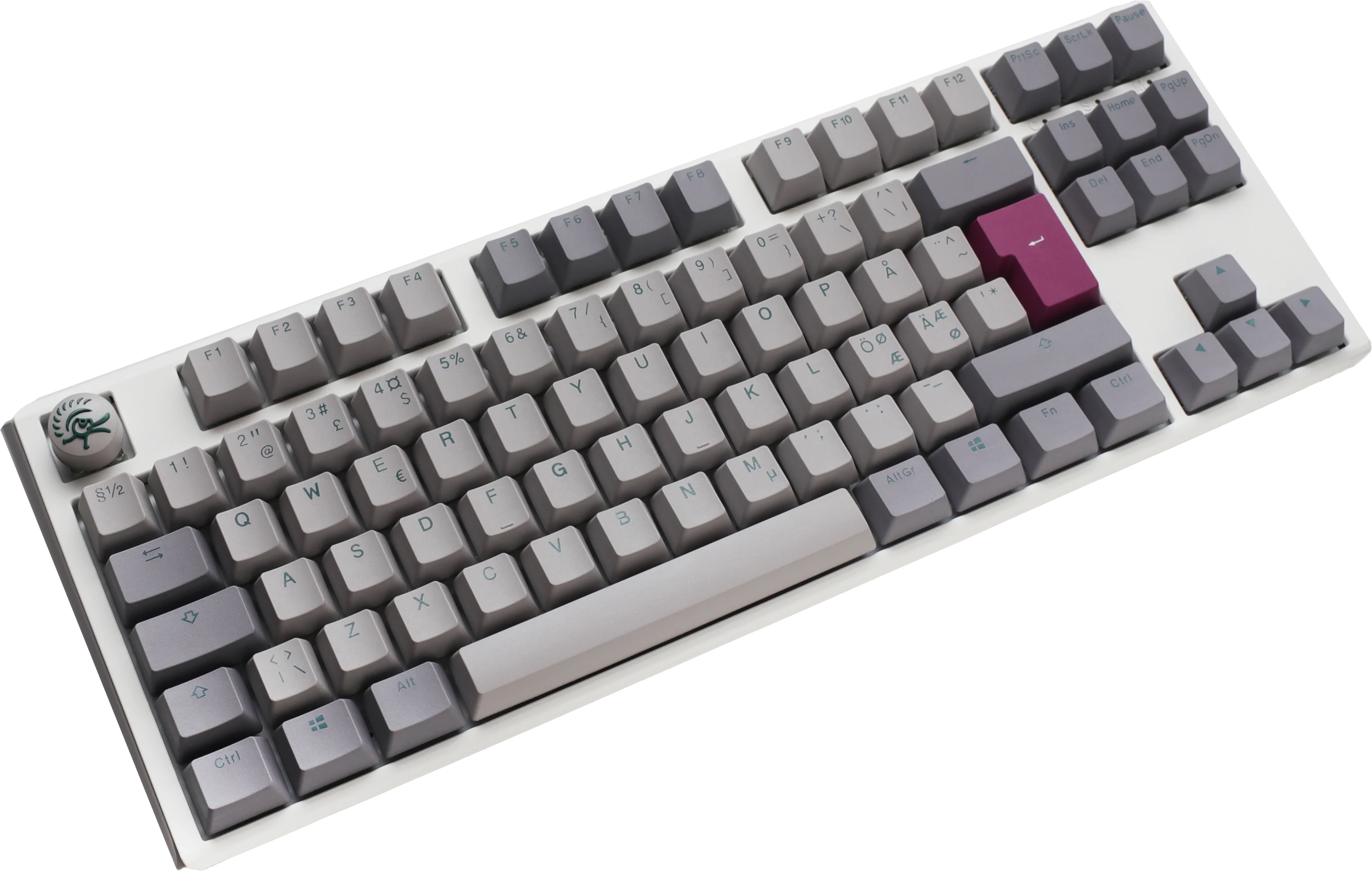 Ducky One 3 - Mist Nordic - TKL - Cherry Silent Red- RGB