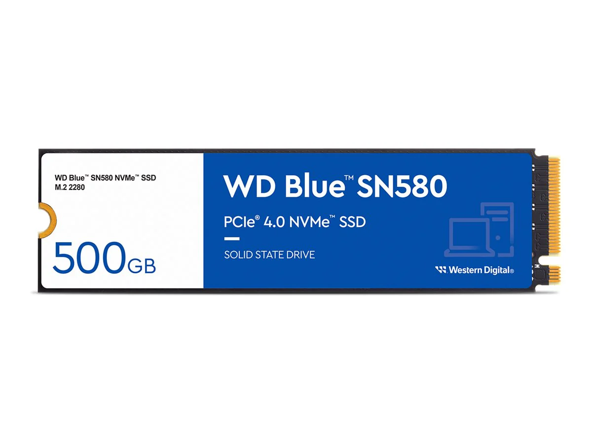 WD Blue SN580 SSD 500GB M.2. NVMe