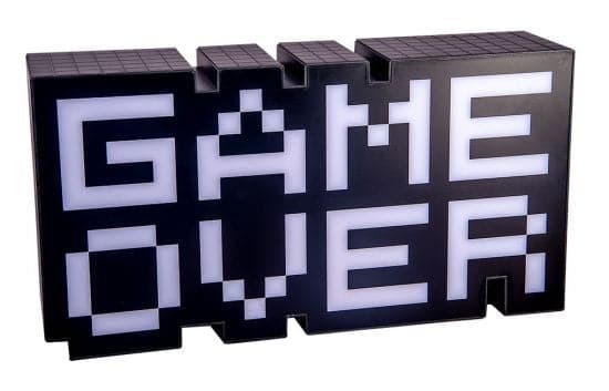 GAME OVER Leuchtschild