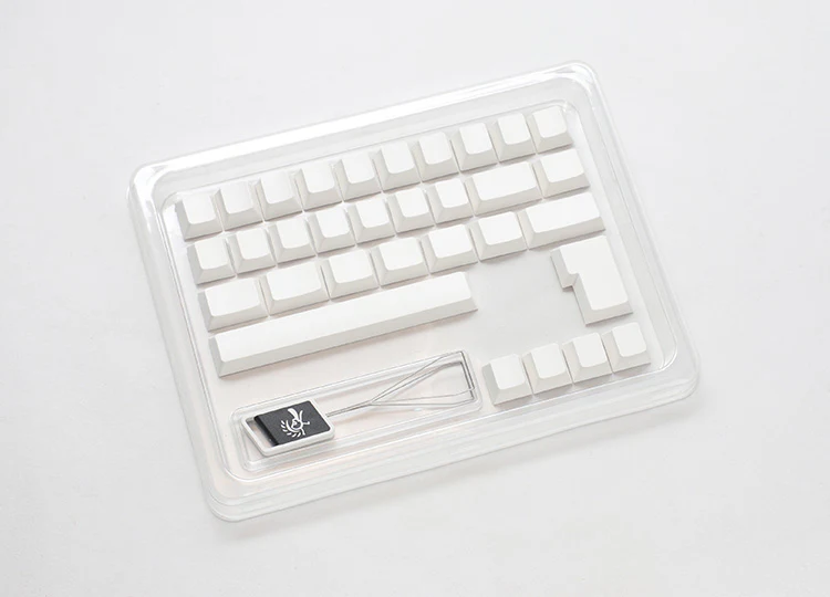 Ducky Blank - 132 Keycap Set - Hvid