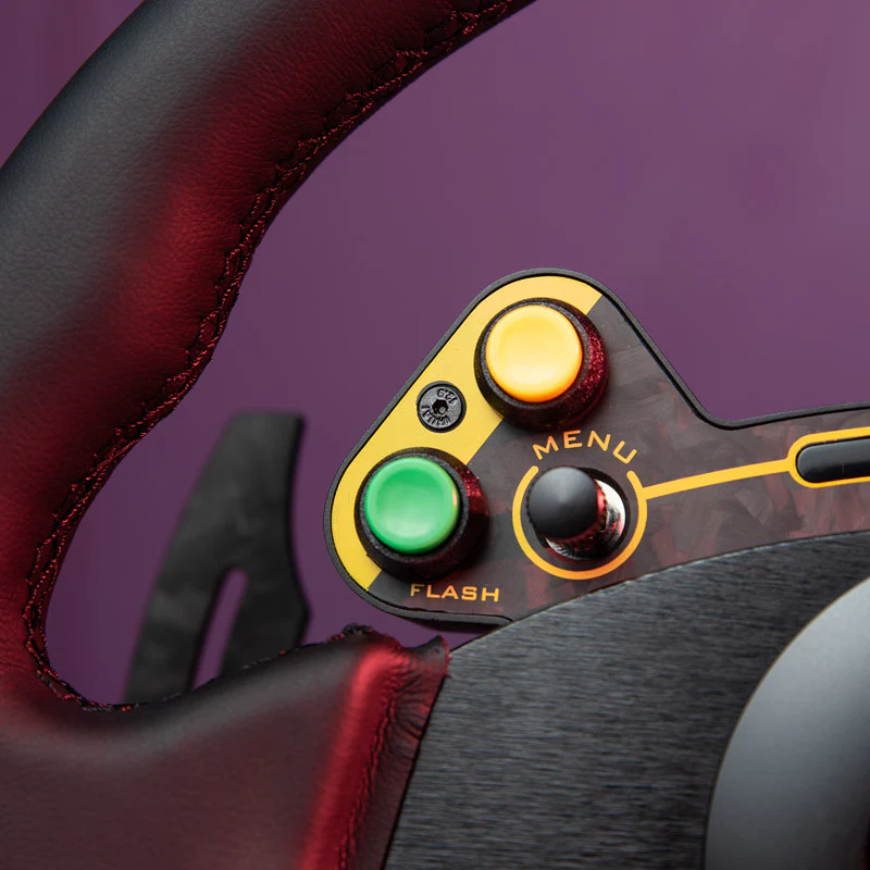 MOZA RS-Lenkrad. runde Lederversion