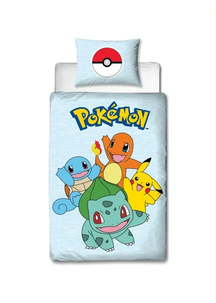 Sengetøj - 140 x 200 cm - Pokemon (POK553)