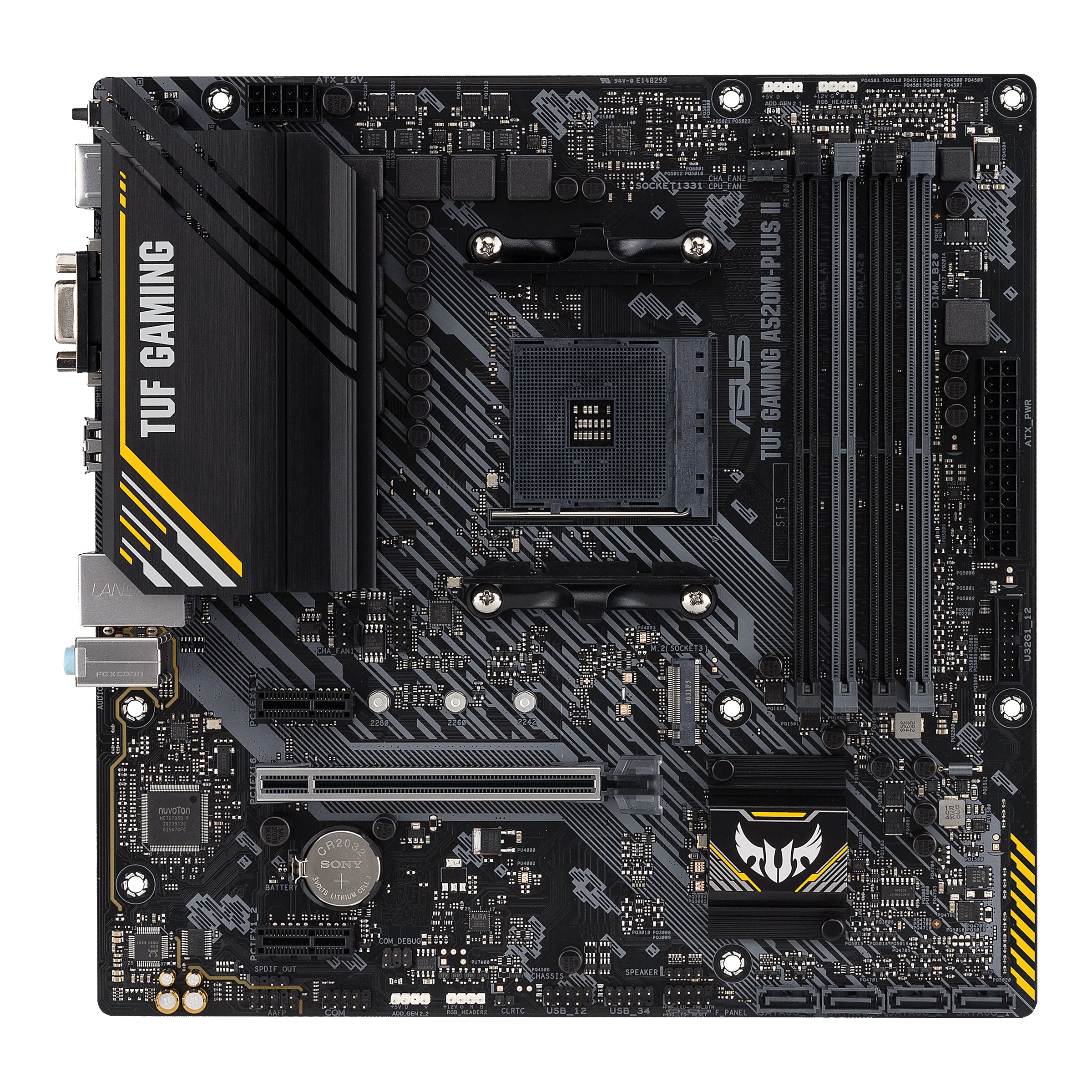 ASUS TUF GAMING A520M-PLUS II (mATX. A520. AM4)