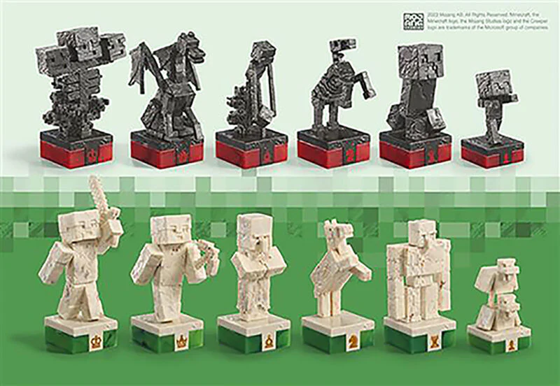 Skak SÆt - Overworld Heroes vs. Hostile Mobs - Minecraft