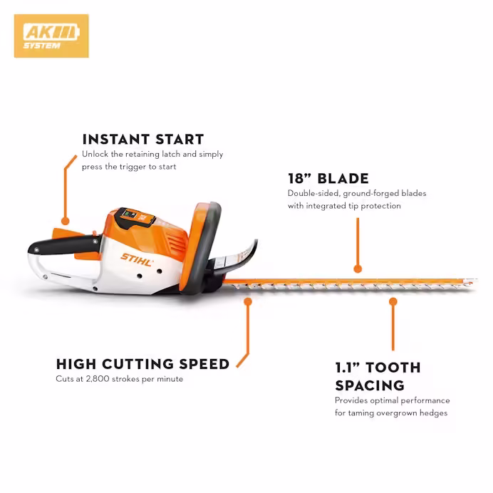 STIHL HSA 56 Battery Hedge Trimmers - Online Shop