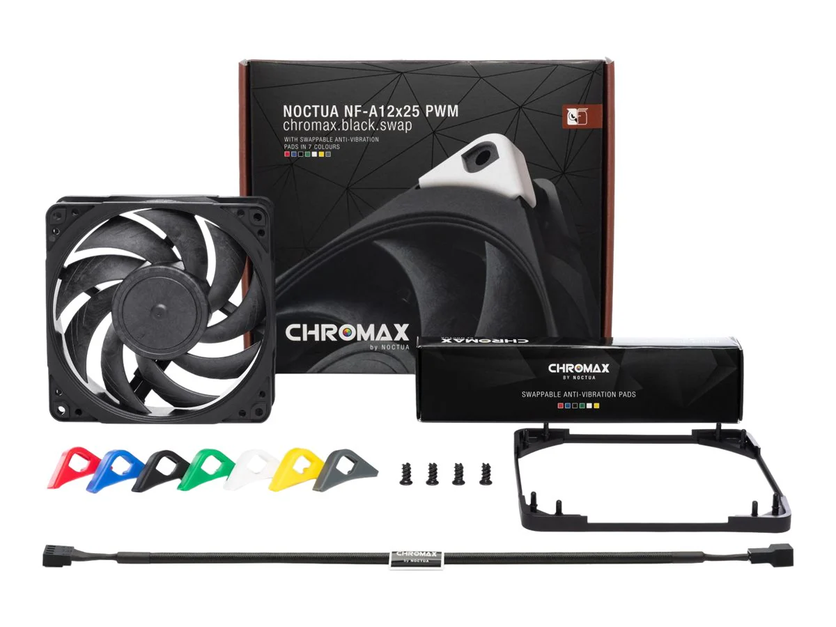 Noctua NF-A12x25 L眉fter 1er-Pack Schwarz 120 mm