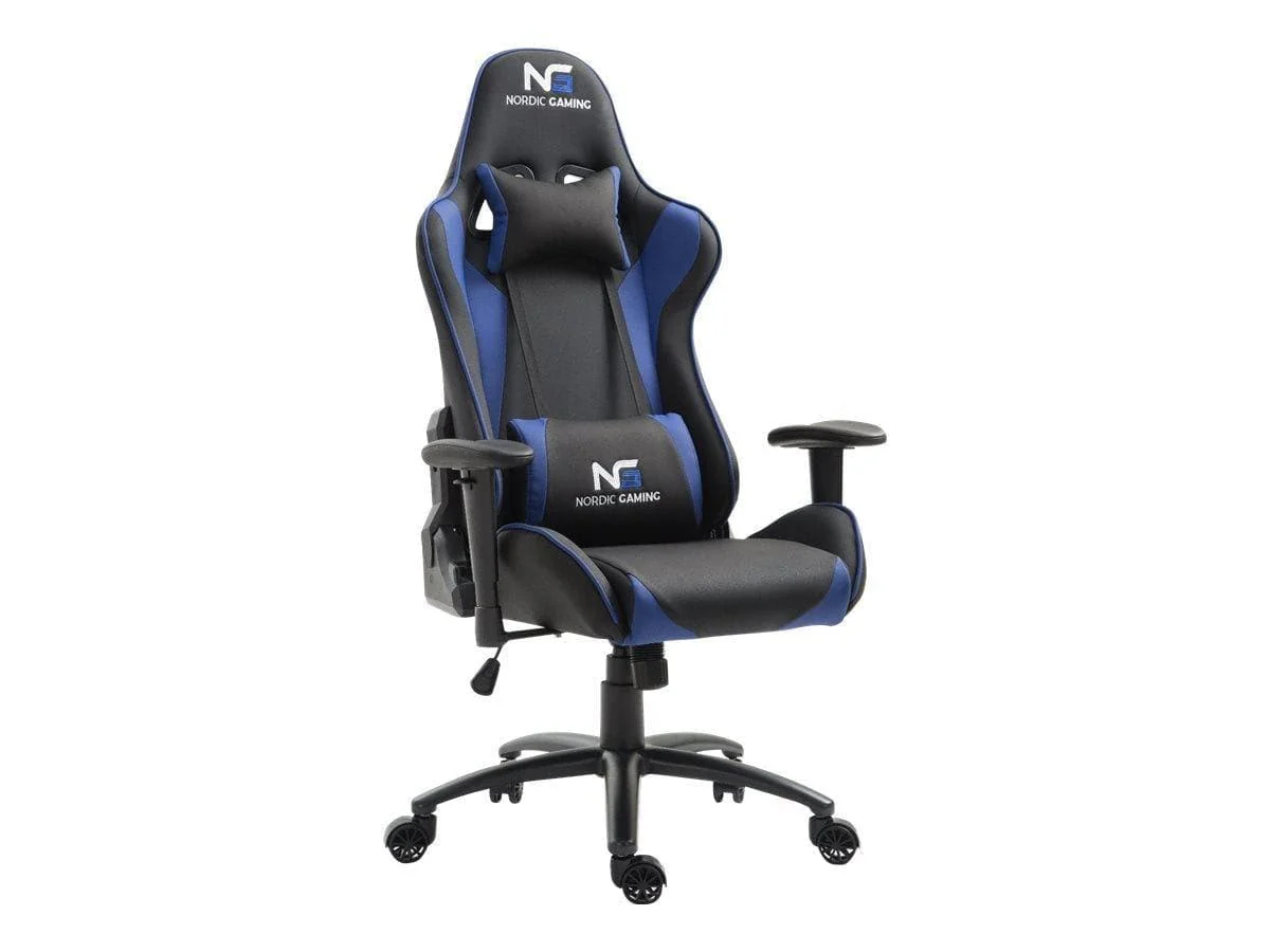 Nordic Gaming Junior Gaming Stuhl Blau/Schwarz 12-16 Jahre