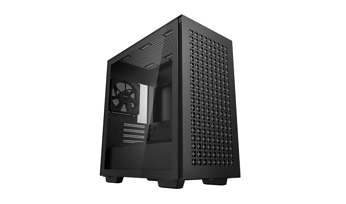 DeepCool CH370 Micro-ATX Case. Black