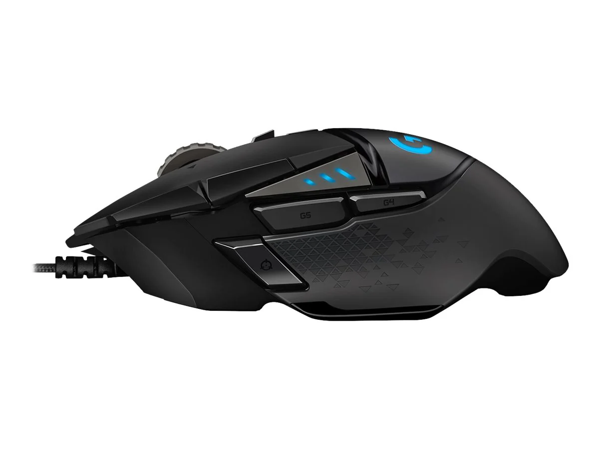 Logitech Gaming Mouse G502 (Hero) Optisches Kabel Schwarz
