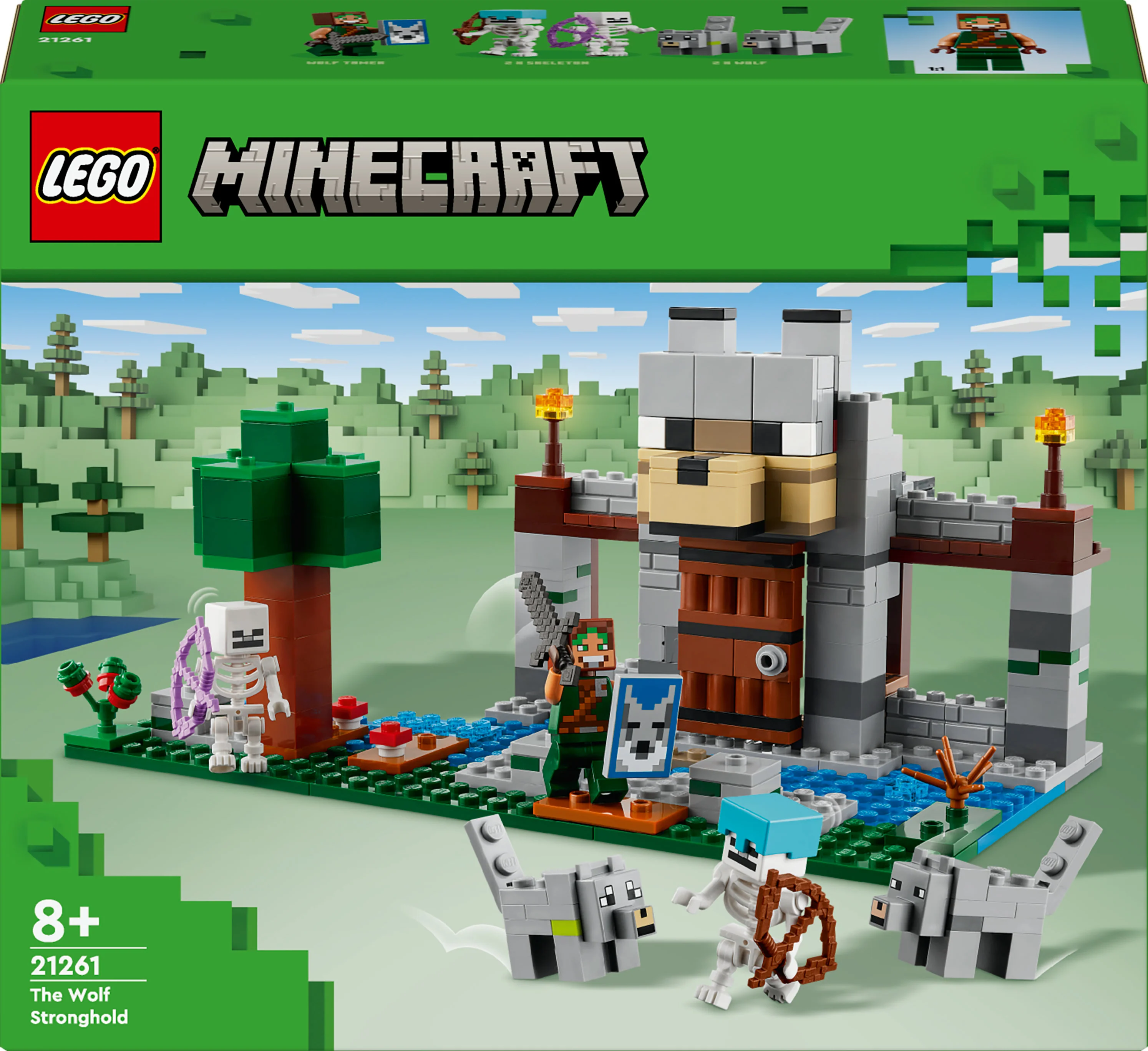 LEGO Minecraft - The Wolf Stronghold (21261)