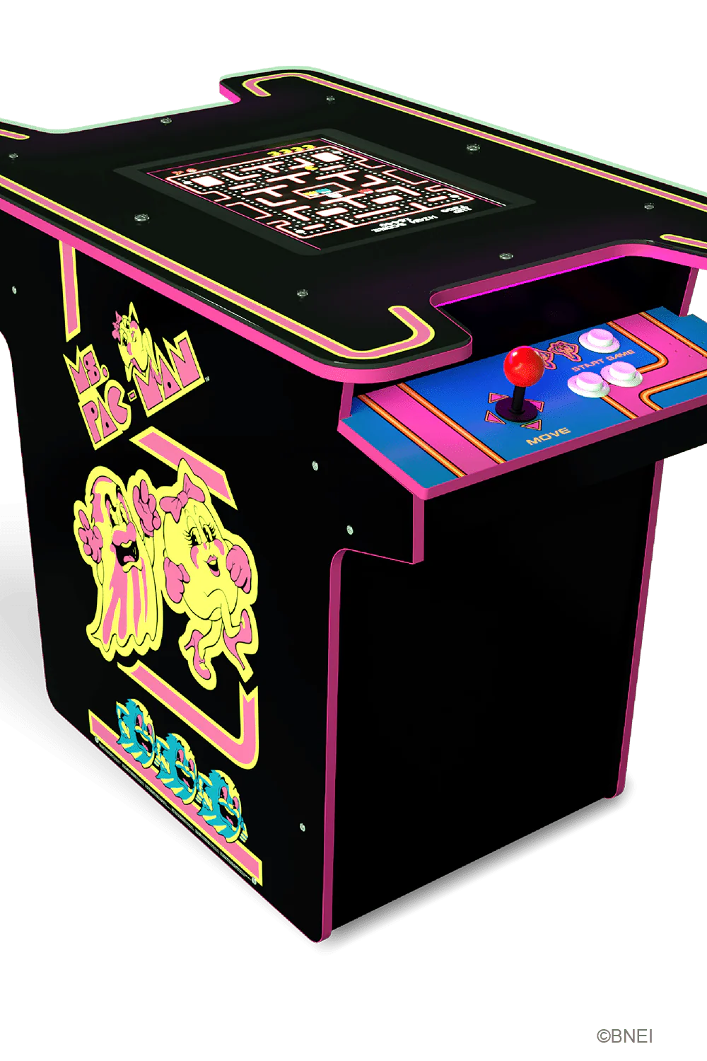 ARCADE 1 UP MS. PAC-MAN HEAD-TO-HEAD TABLE