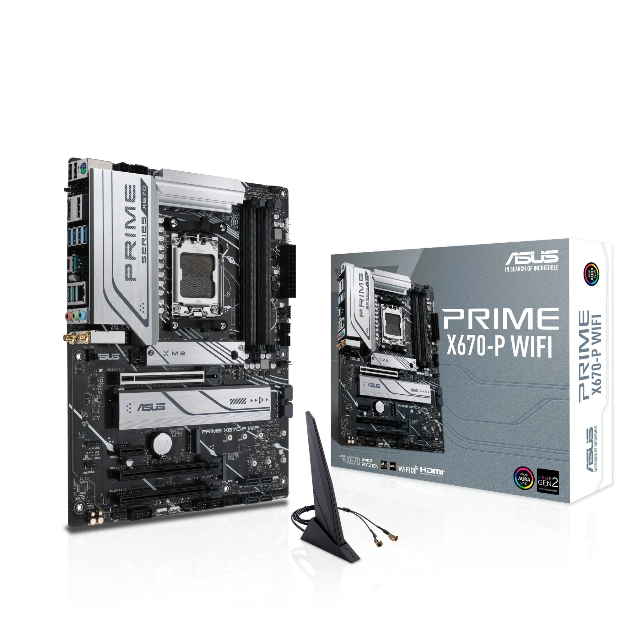 ASUS PRIME X670-P WIFI (ATX. X670. AM5) - Bundkort