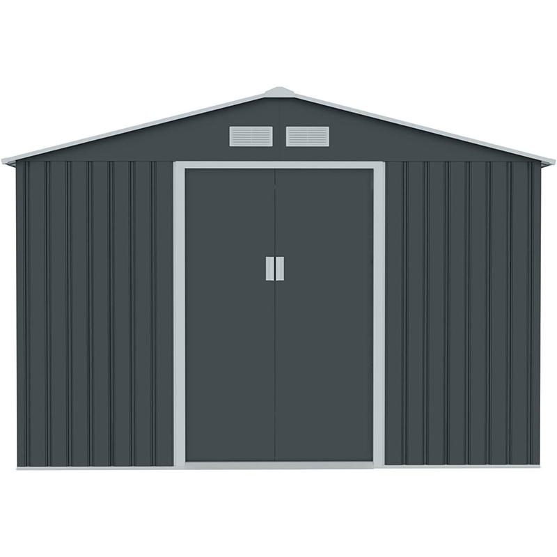 Metal Tool Shed.277 cm x 191 cm x 192 cm.Garden Shed with