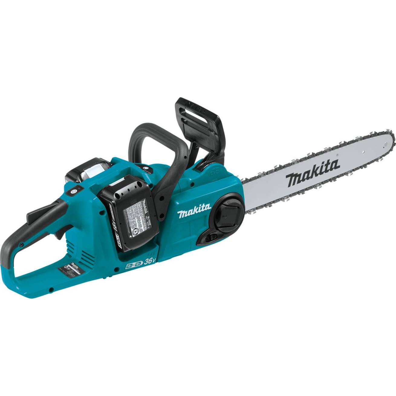 Makita XCU04PT 36V (18V X2) LXT Brushless 16 Chain Saw Kit with 4 Batteries (5.0Ah) - Online Shop