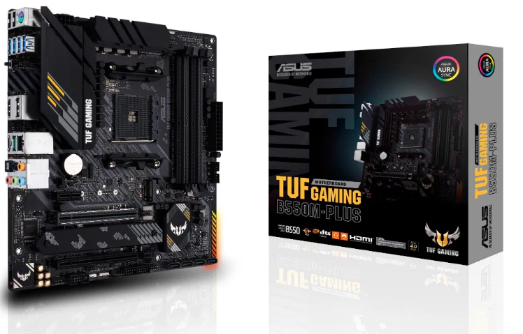 ASUS TUF GAMING B550M-PLUS (mATX. B550. AM4)