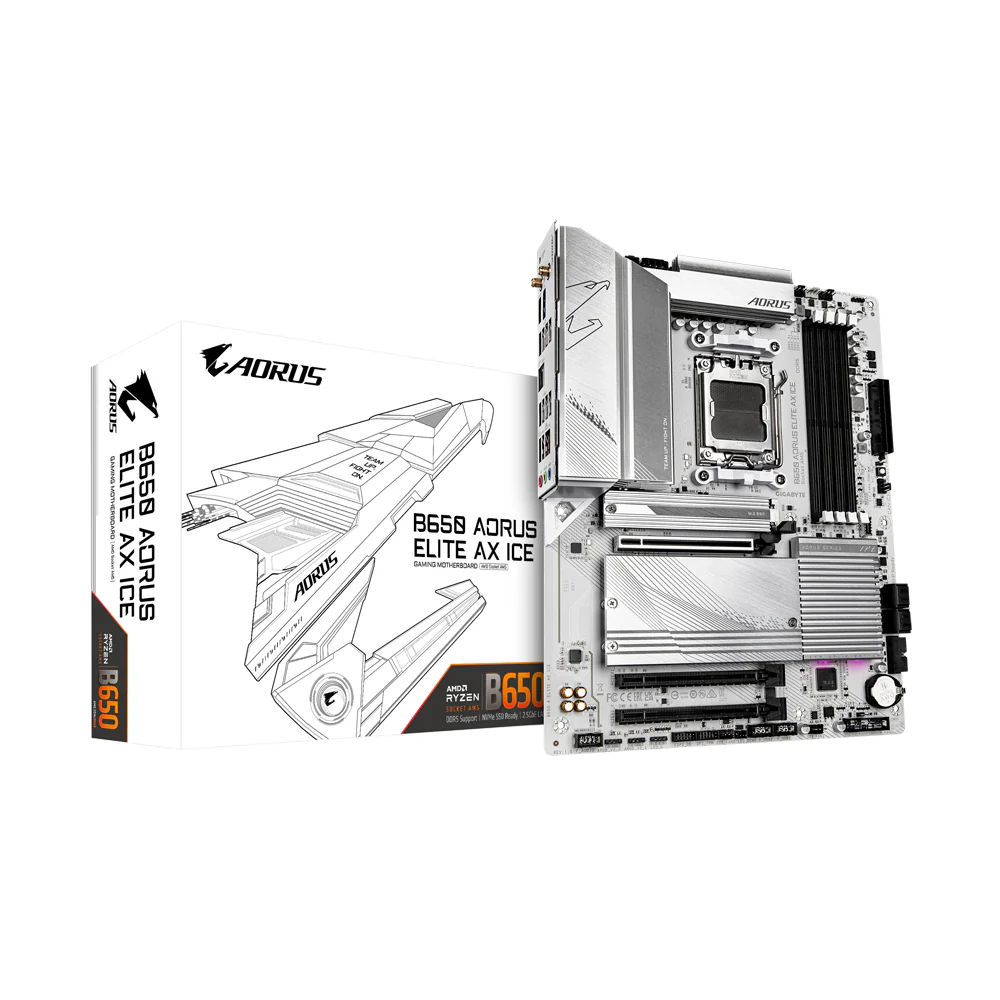 Gigabyte B650 AORUS ELITE AX ICE ATX Socket AM5 AMD B650