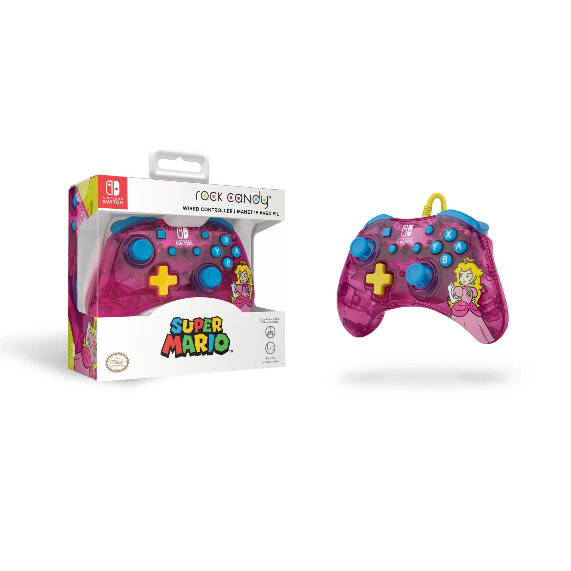 Rock Candy Kablet Controller - Peach