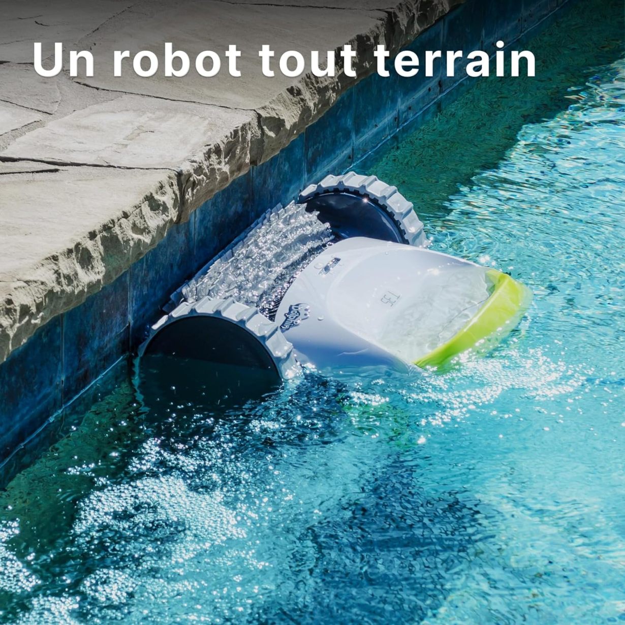 DOLPHIN T35 Electric Pool Cleaner Robot - Wall cleaning.in-ground pool up to 12 m - Online Shop
