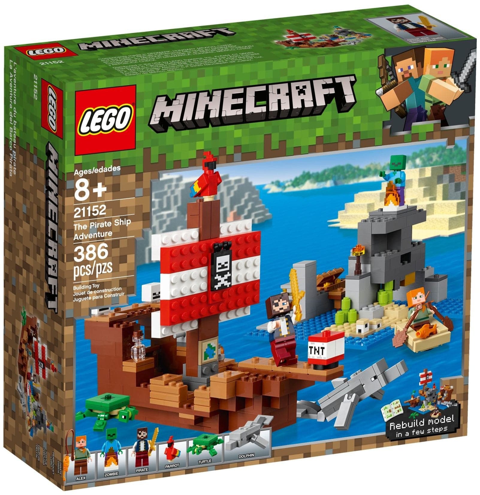 LEGO Minecraft– Das Piratenschiff-Abenteuer (21152)