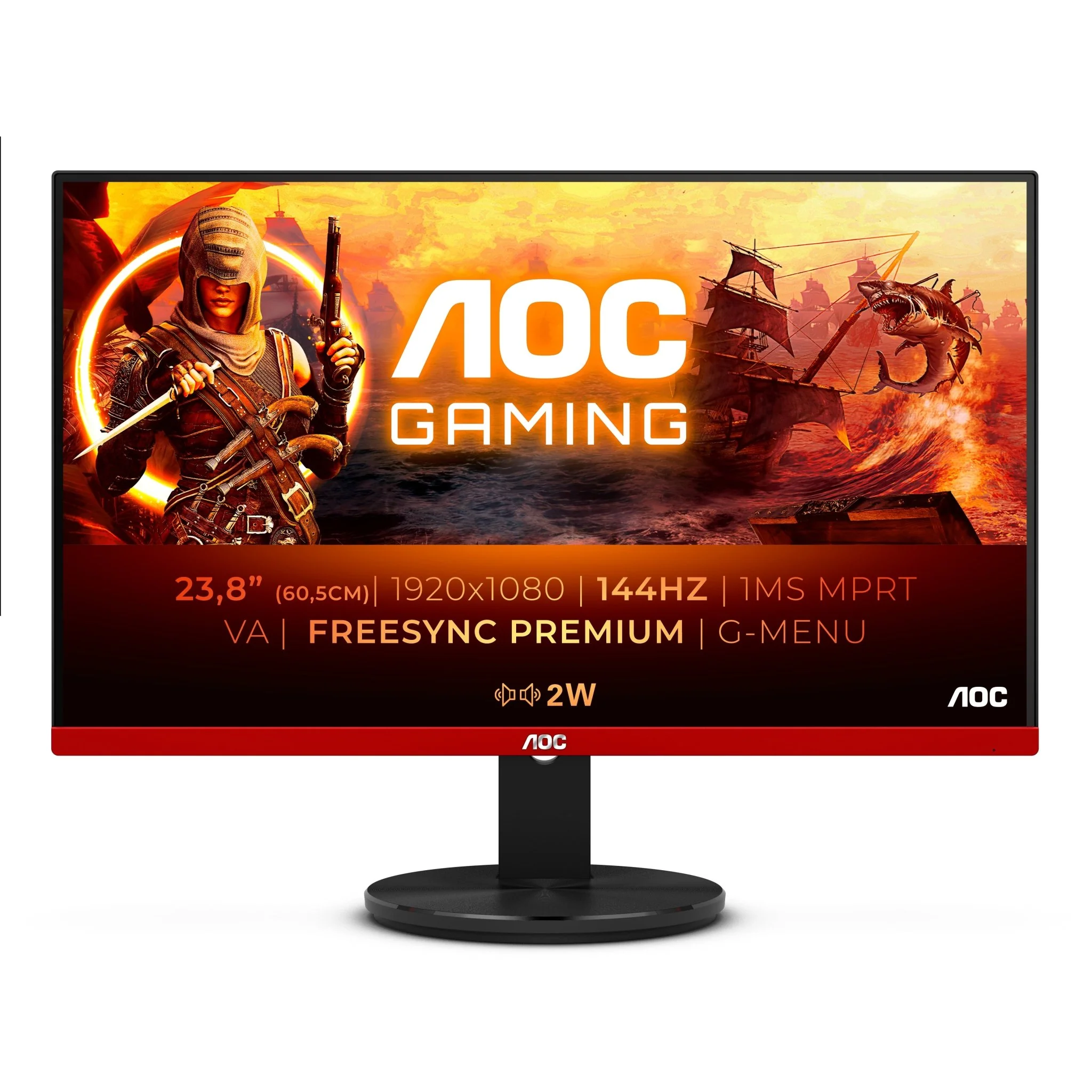 AOC Gaming G2490VXA 24 1920 x 1080 HDMI DisplayPort 144 Hz