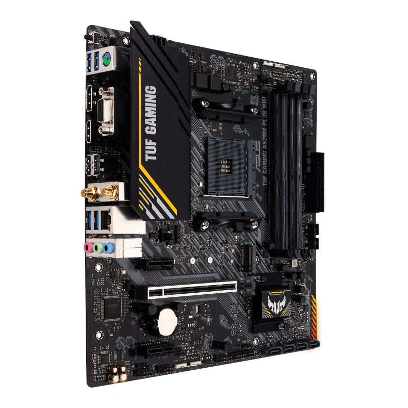 ASUS TUF GAMING A520M-PLUS (WI-FI) (mATX. A520. AM4)
