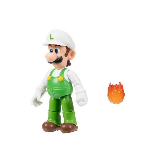 Nintendo Super Mario - 4 Figure -  Fire Luigi (424484)