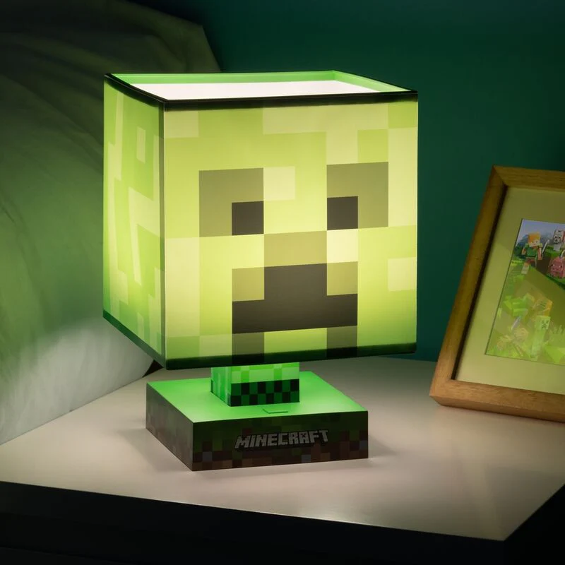 Minecraft Creeper Icon-Lampe